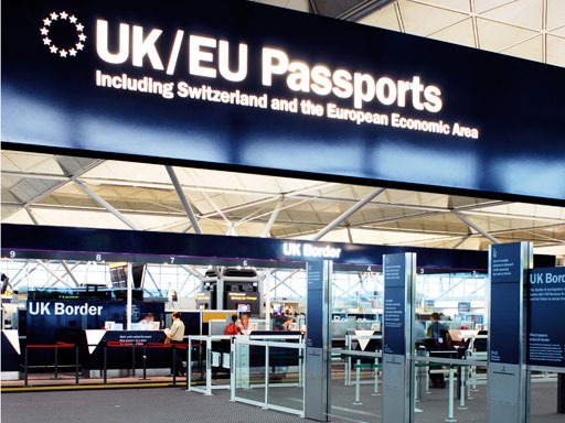 EU Customs & Passport Control