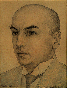 Drawing of Gerard Nolst Trenité