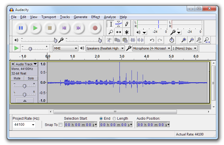 record audio from pc with audacity